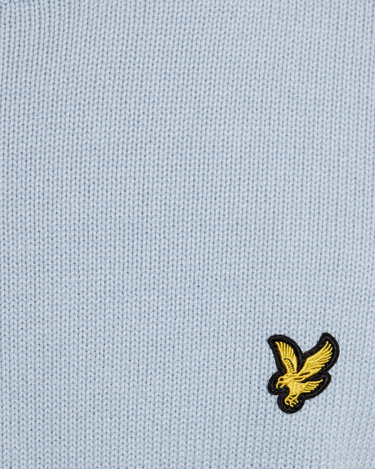 Lyle & Scott - Mens Hybrid Collar Crew Neck Jumper - Opal Blue - W596 KN2421V - Wildvine Clothing, Spalding, Lincolnshire