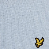 Lyle & Scott - Mens Hybrid Collar Crew Neck Jumper - Opal Blue - W596 KN2421V - Wildvine Clothing, Spalding, Lincolnshire