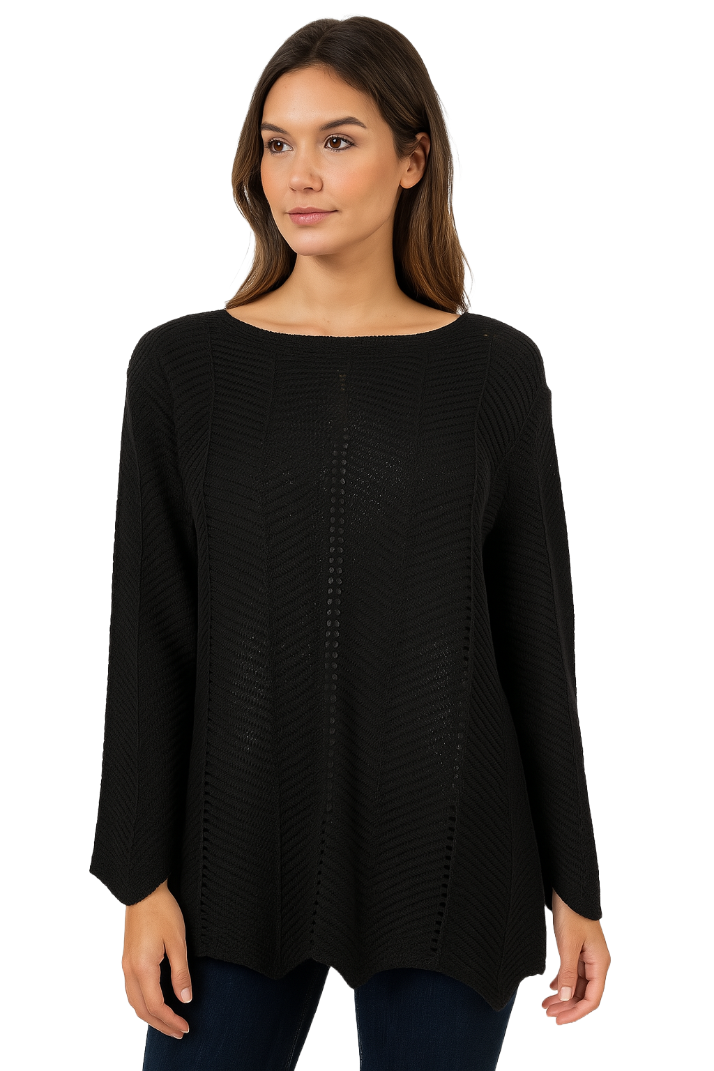 Jane Austin - Ladies Mae Top - Black - Wildvine Clothing, Spalding, Lincolnshire