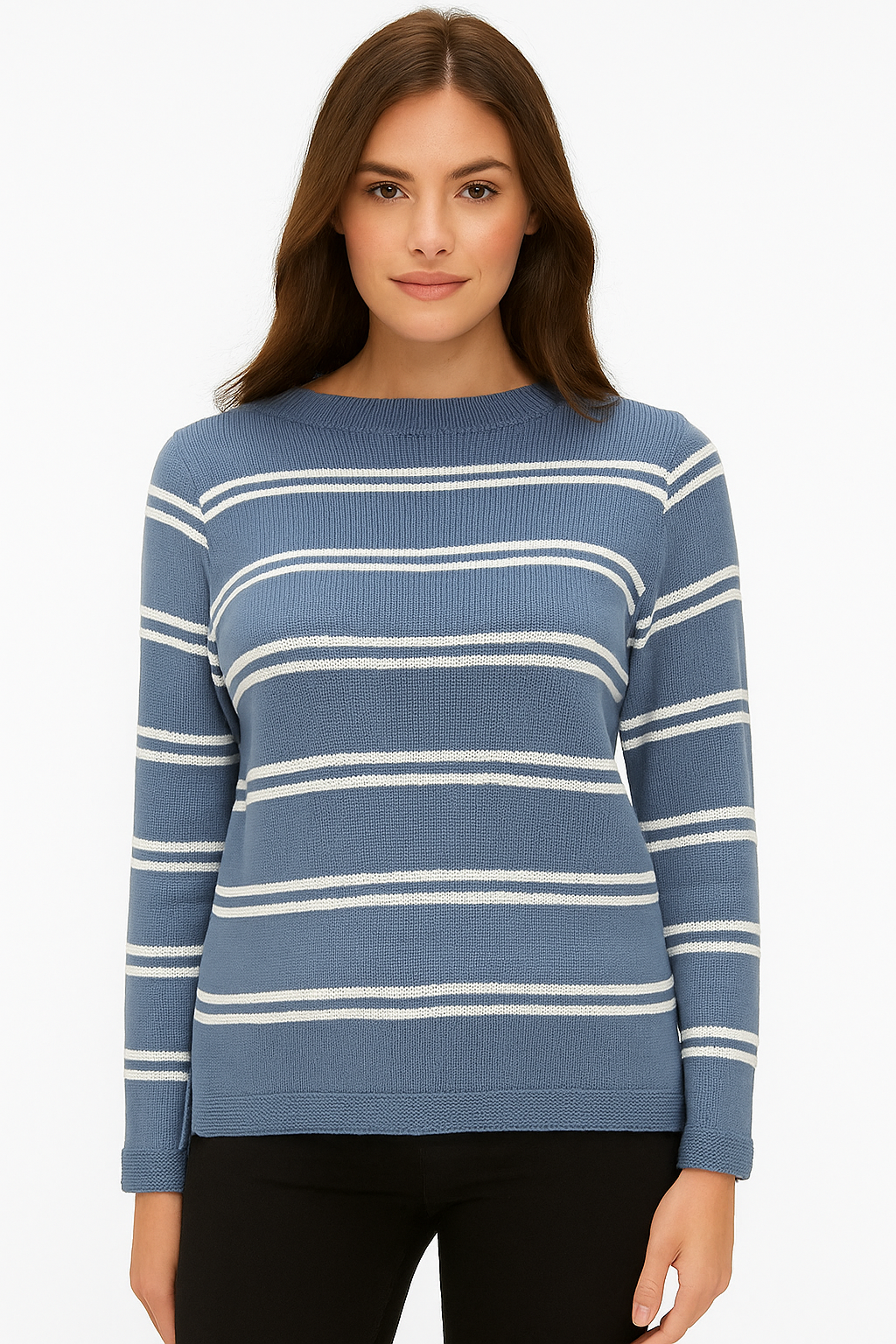 Jane Austin - Ladies Stella Top - Blue - Wildvine Clothing, Spalding, Lincolnshire