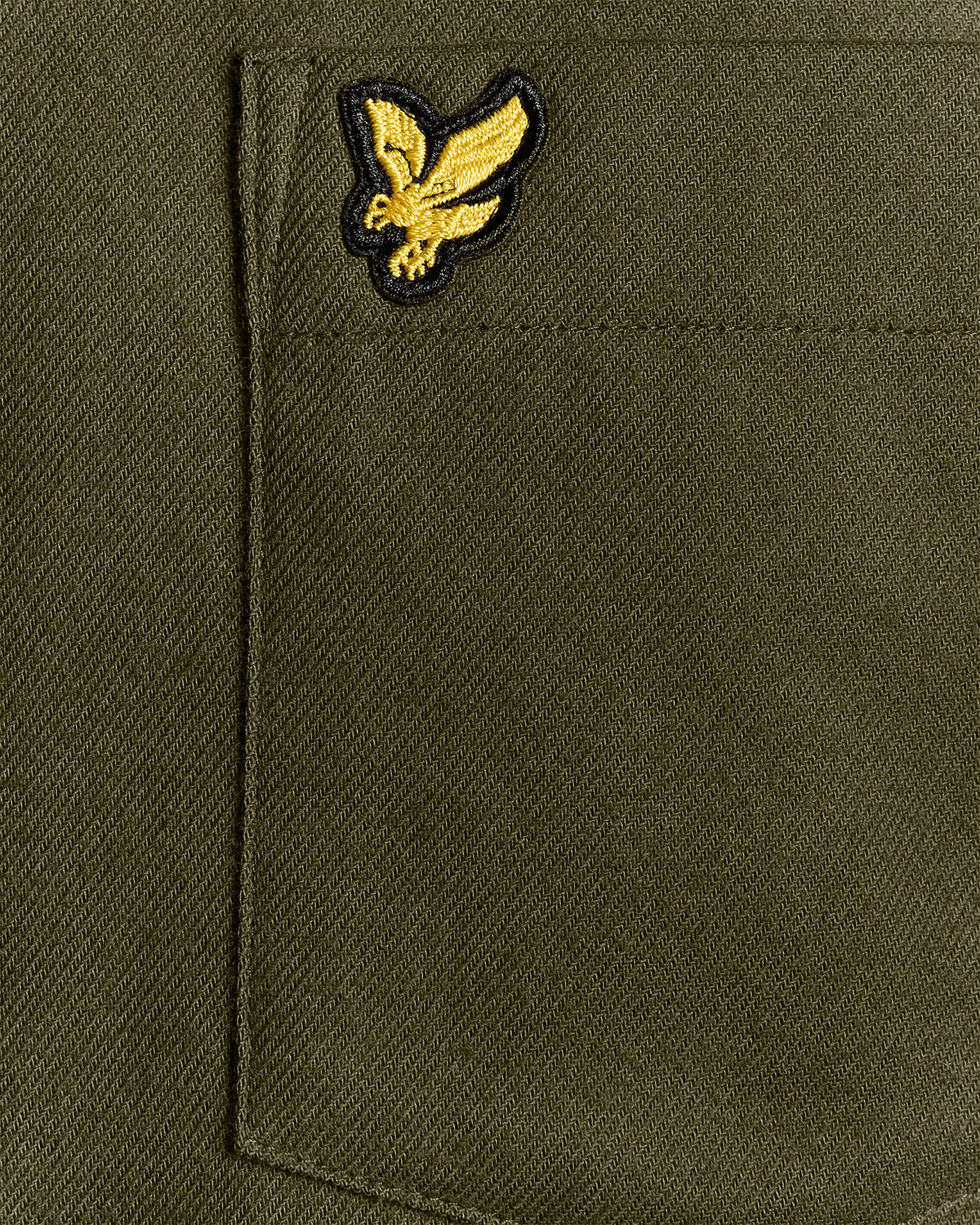 Lyle & Scott - Mens Plain Flannel Shirt - Deep Depths X848 - Wildvine Clothing, Spalding, Lincolnshire