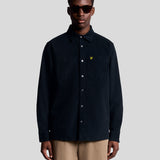 Lyle & Scott - Mens Corduroy Shirt -  Dark Navy Z271