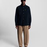 Lyle & Scott - Mens Corduroy Shirt -  Dark Navy Z271