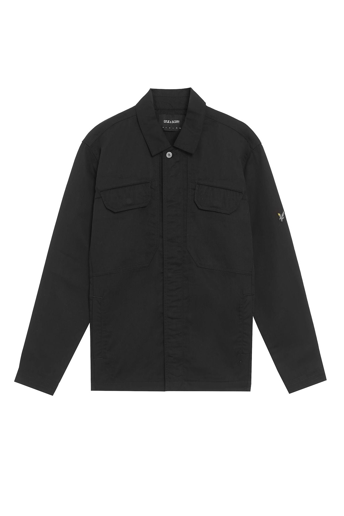 Lyle & Scott - Mens Multi Pocket Overshirt - Jet Black Z865 - Wildvine Clothing, Spalding, Lincolnshire