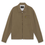 Lyle & Scott - Mens Enzyme Wash Zip Through Overshirt - Khaki Ash - LW2412V X569 - Wildvine Clothing, Spalding, Lincolnshire
