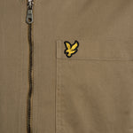 Lyle & Scott - Mens Enzyme Wash Zip Through Overshirt - Khaki Ash - LW2412V X569 - Wildvine Clothing, Spalding, Lincolnshire