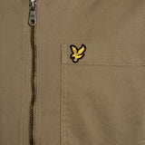 Lyle & Scott - Mens Enzyme Wash Zip Through Overshirt - Khaki Ash - LW2412V X569 - Wildvine Clothing, Spalding, Lincolnshire
