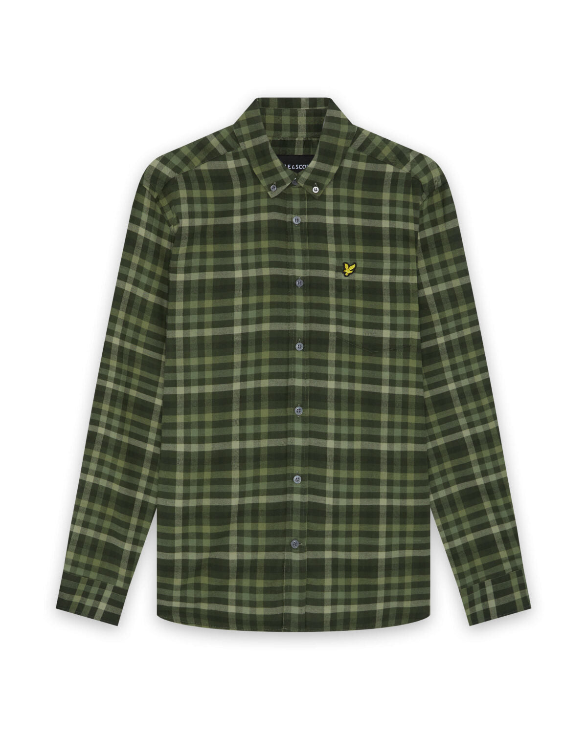 Lyle & Scott - Mens Tonal Check Shirt - Deep Depths - LW2510V X848 - Wildvine Clothing, Spalding, Lincolnshire