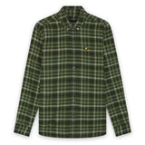 Lyle & Scott - Mens Tonal Check Shirt - Deep Depths - LW2510V X848 - Wildvine Clothing, Spalding, Lincolnshire