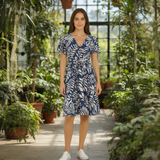 Jane Austin - Ladies Aileen Dress - Navy - Wildvine Clothing, Spalding, Lincolnshire