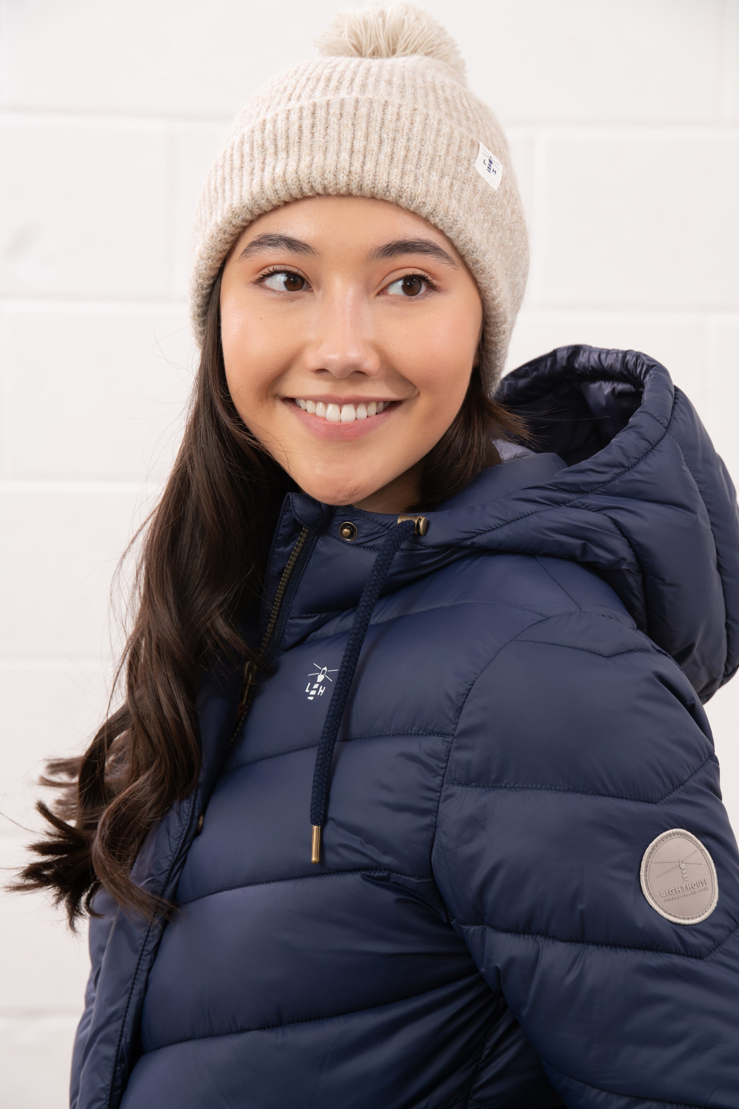 Lighthouse - Ladies Laurel Coat - Navy - Wildvine Clothing, Spalding, Lincolnshire