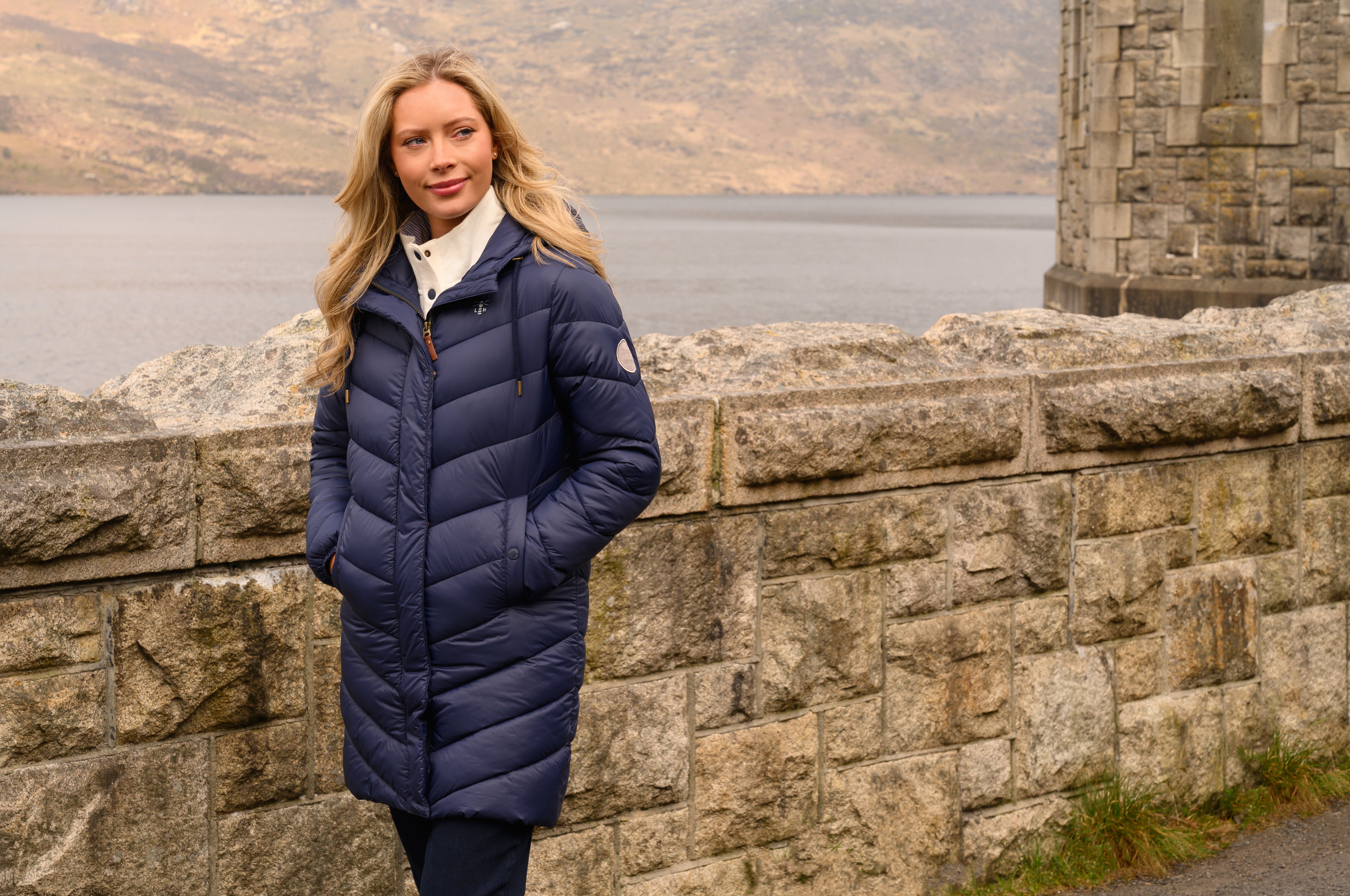 Lighthouse - Ladies Laurel Coat - Navy - Wildvine Clothing, Spalding, Lincolnshire