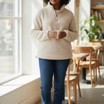 Lighthouse - Ladies Coast Full Zip Fleece - Irish Cream - Wildvine Clothing, Spalding, Lincolnshire