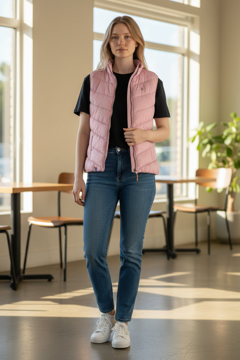 Lighthouse - Ladies Laurel Gilet - Wild Rose - Wildvine Clothing, Spalding, Lincolnshire
