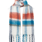 Lighthouse - Ladies Scarf - Rust/Deep Teal/Mocha - Wildvine Clothing, Spalding, Lincolnshire