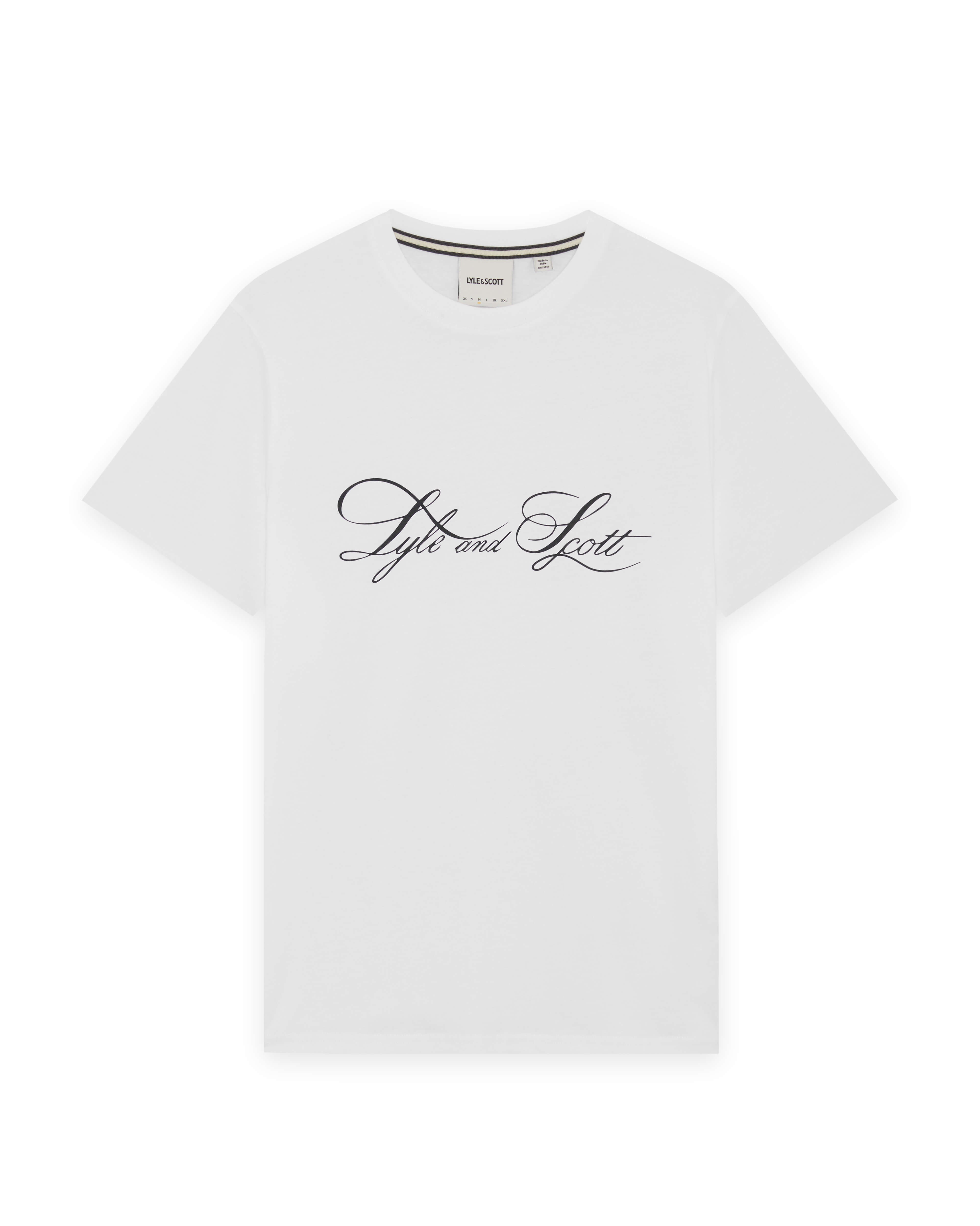 Lyle & Scott - Mens Superfine Graphic T-Shirt - White - TS2445V 626 - Wildvine Clothing, Spalding, Lincolnshire