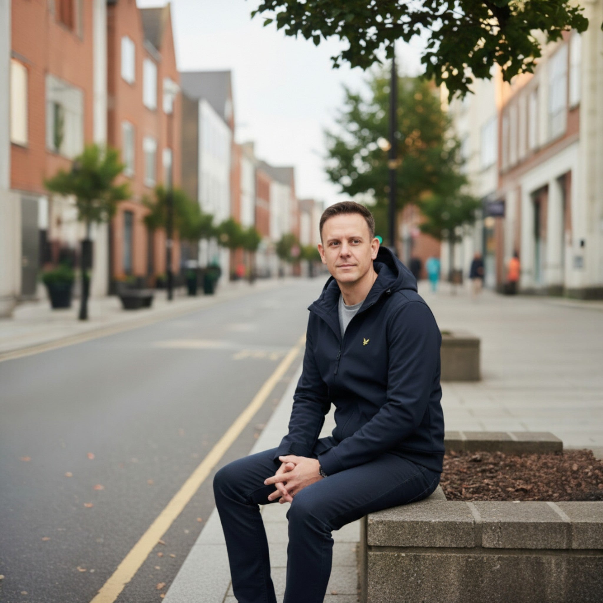 Lyle & Scott - Mens - Mesh Back Lined Softshell Jacket - Z271 Dark Navy - Wildvine Clothing, Spalding, Lincolnshire