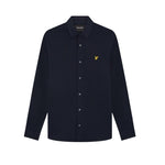 Lyle & Scott - Mens Pique Jersey Shirt - Dark Navy - LW2407V ZZ271 - Wildvine Clothing, Spalding, Lincolnshire