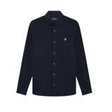 Lyle & Scott - Mens Pique Jersey Shirt - Dark Navy - LW2407V ZZ271 - Wildvine Clothing, Spalding, Lincolnshire