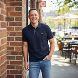 Lyle & Scott - Mens Placket Tipped Polo Shirt - Dark Navy - SP2409V Z271 - Wildvine Clothing, Spalding, Lincolnshire