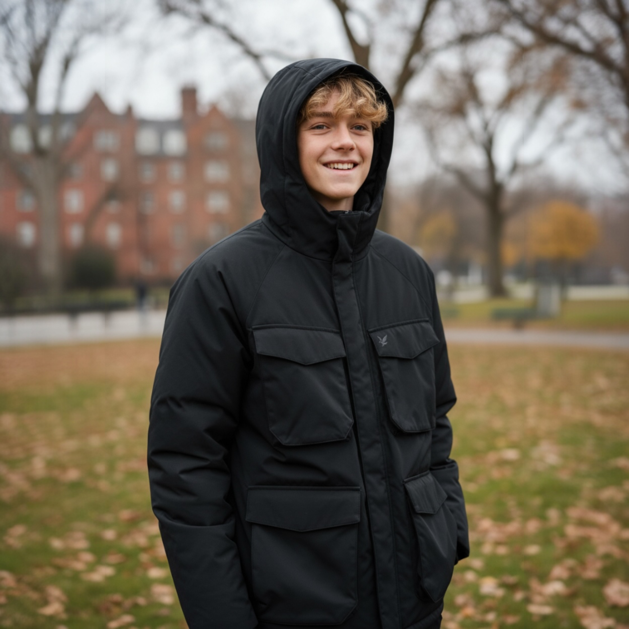 Lyle & Scott - Mens Tactical Wadded Parka - Black Ice X002 - Wildvine Clothing, Spalding, Lincolnshire