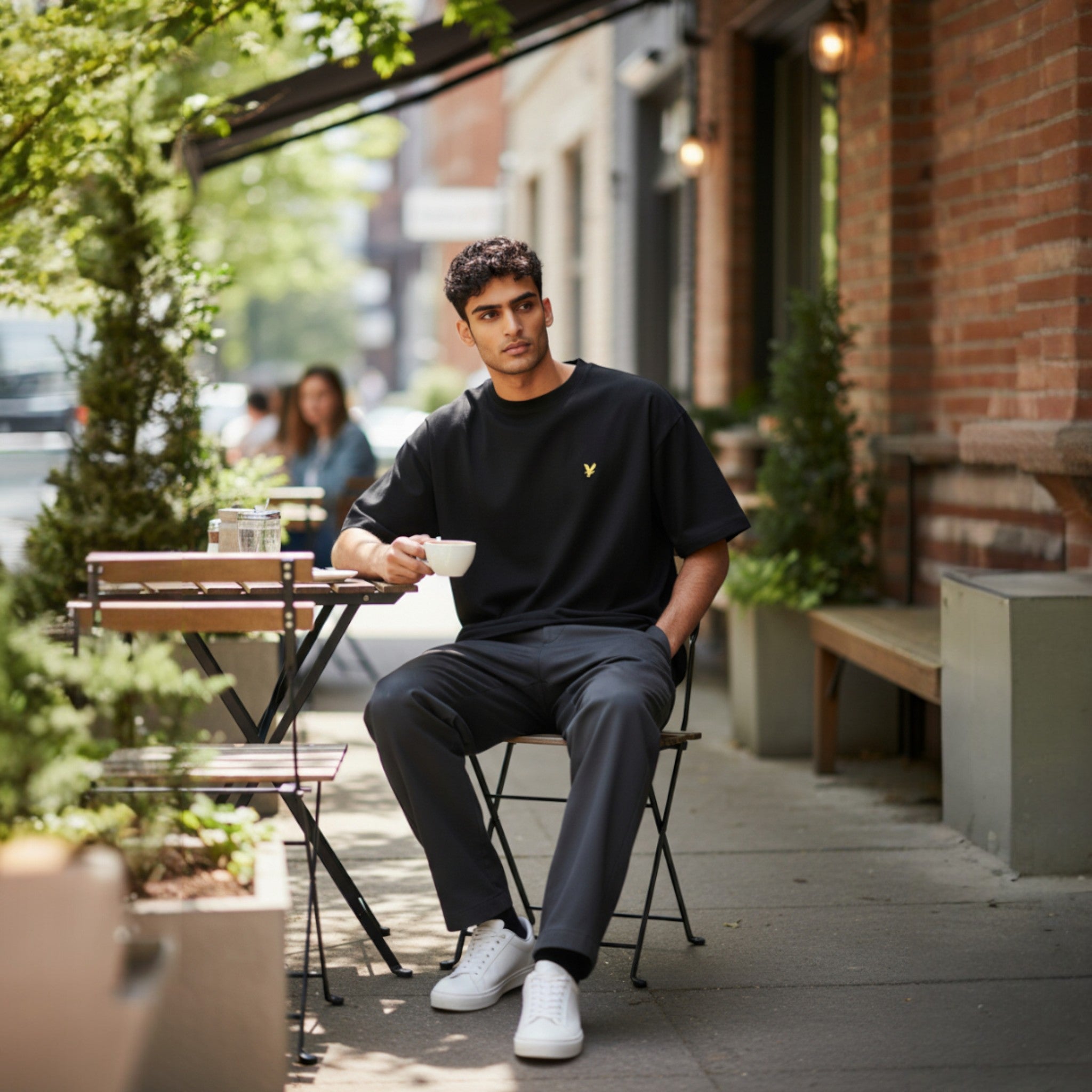 Lyle & Scott - Mens Ultra Soft Oversized T-Shirt - Jet Black Z865 - Wildvine Clothing, Spalding, Lincolnshire