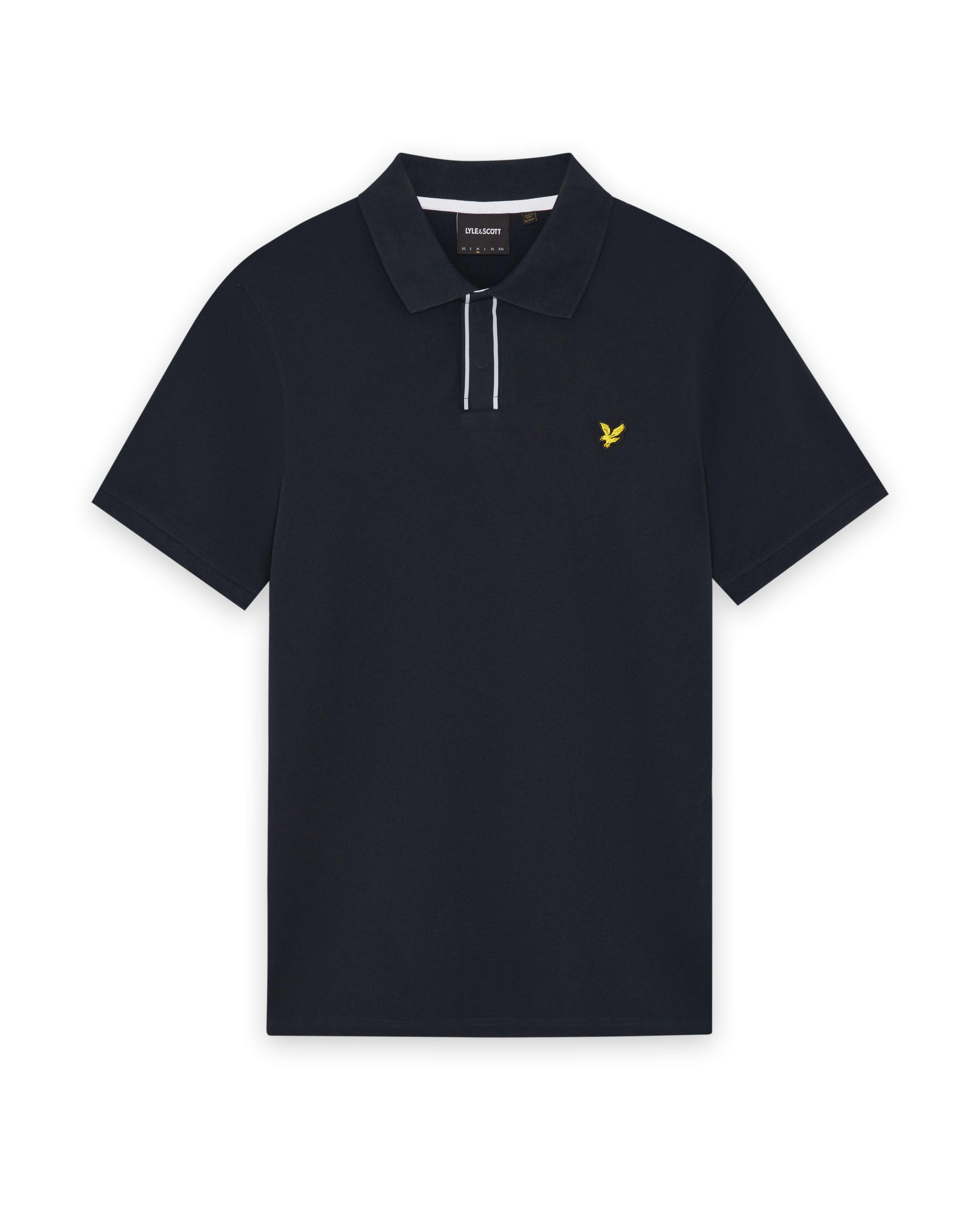 Lyle & Scott - Mens Placket Tipped Polo Shirt - Dark Navy - SP2409V Z271 - Wildvine Clothing, Spalding, Lincolnshire
