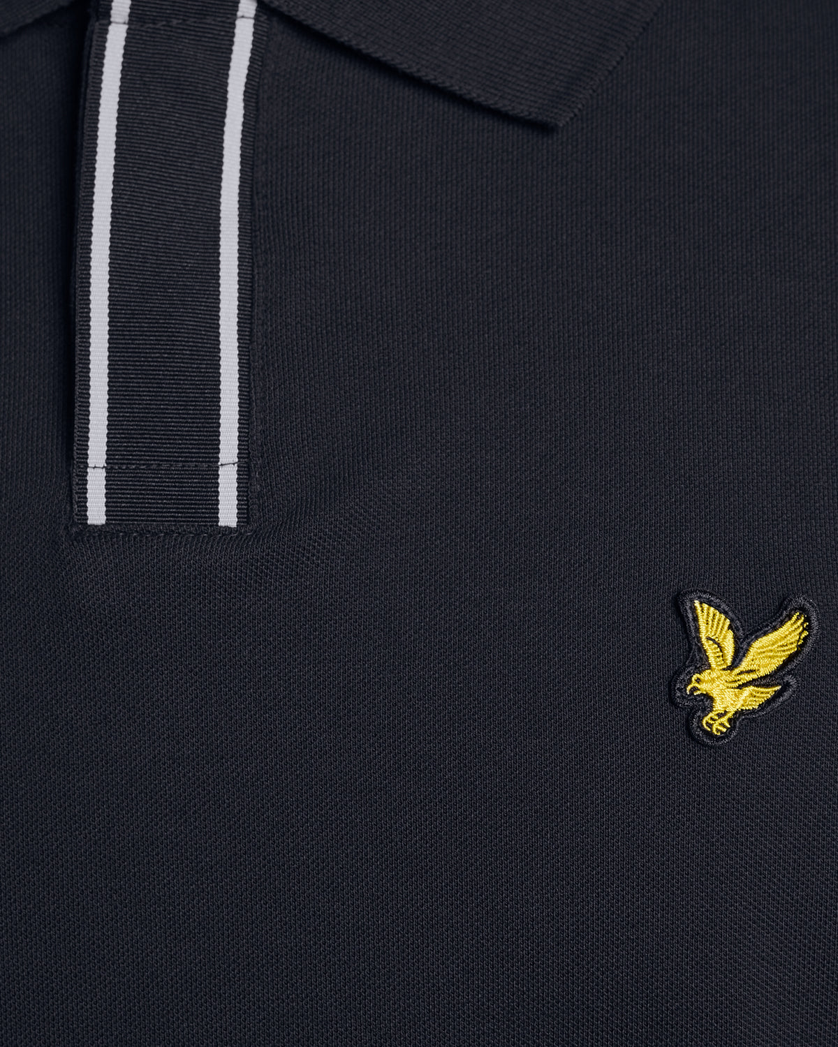Lyle & Scott - Mens Placket Tipped Polo Shirt - Dark Navy - SP2409V Z271 - Wildvine Clothing, Spalding, Lincolnshire