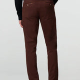 MEYER Chicago Mens Trousers – 2-5613 48 Fine Micro Cotton - Modern Fit - Burgundy - Wildvine Clothing, Spalding, Lincolnshire