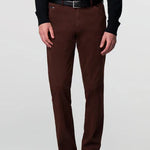 MEYER Chicago Mens Trousers – 2-5613 48 Fine Micro Cotton - Modern Fit - Burgundy - Wildvine Clothing, Spalding, Lincolnshire