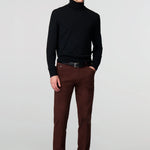 MEYER Chicago Mens Trousers – 2-5613 48 Fine Micro Cotton - Modern Fit - Burgundy - Wildvine Clothing, Spalding, Lincolnshire