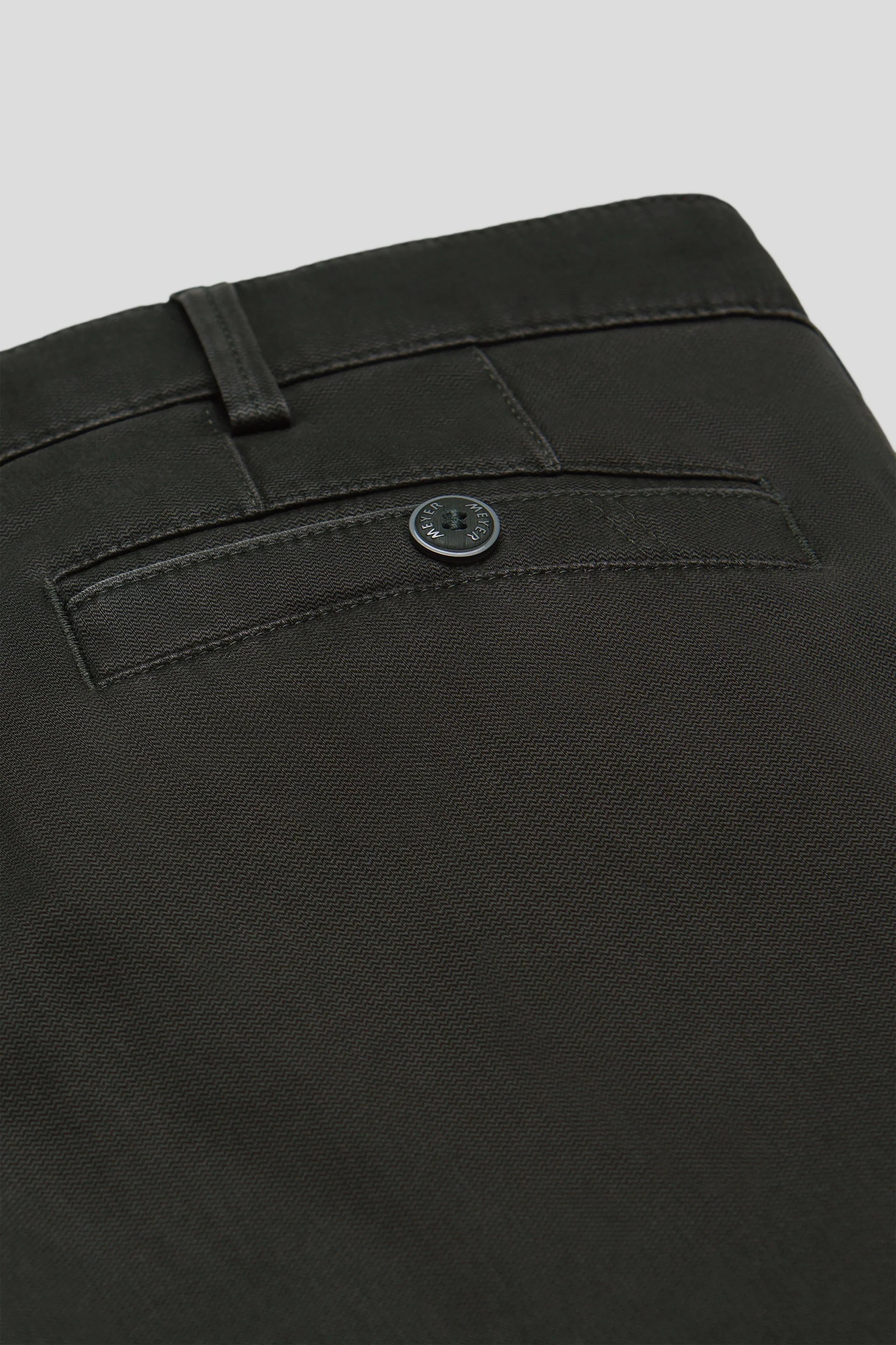 MEYER New York Mens Trousers – 2-5617 Fine Texture Luxury Chinos - Modern Fit – Charcoal - Wildvine Clothing, Spalding, Lincolnshire
