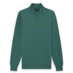 Lyle & Scott - Mens Loopback Quarter Zip Sweat - W130 Everglade - Wildvine Clothing, Spalding, Lincolnshire