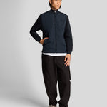 Lyle & Scott - Mens Tonal Hybrid Jacket - Dark Navy Z271 - Wildvine Clothing, Spalding, Lincolnshire