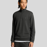 Lyle & Scott - Mens Superfine Quarter Zip Sweatshirt - Gunmetal W635