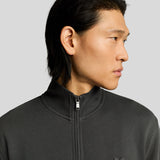 Lyle & Scott - Mens Superfine Quarter Zip Sweatshirt - Gunmetal W635