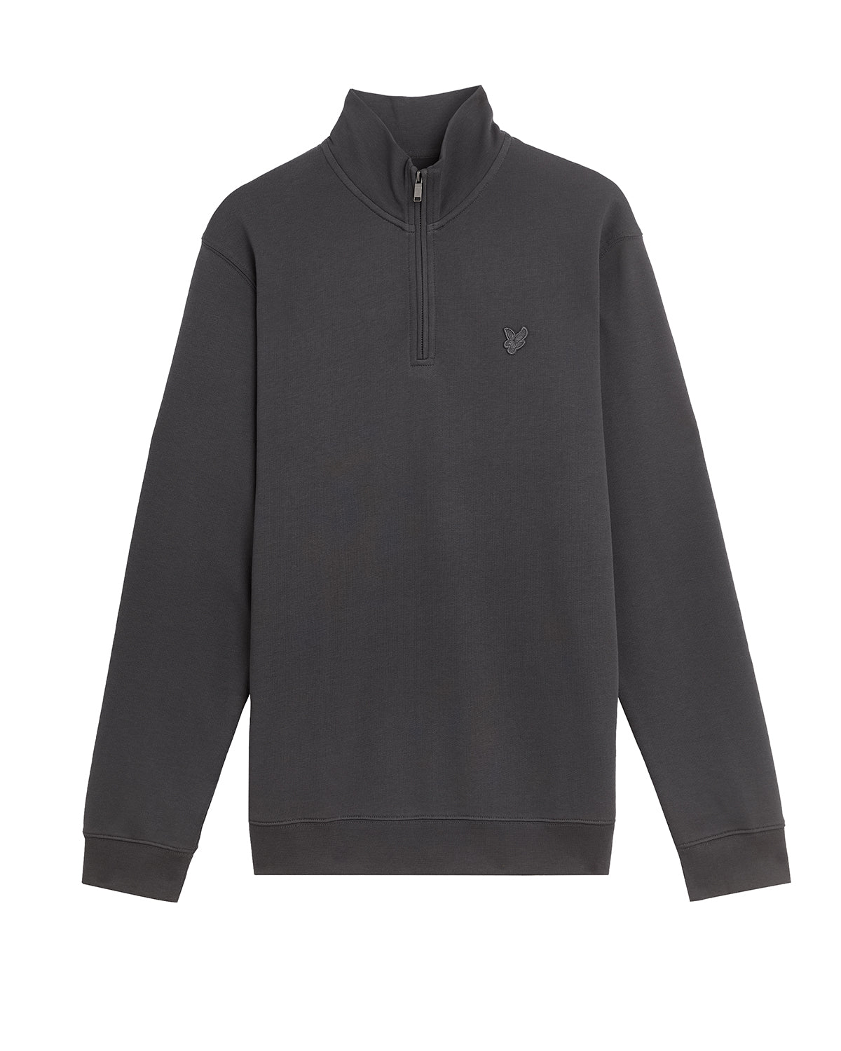 Lyle & Scott - Mens Superfine Quarter Zip Sweatshirt - Gunmetal W635 - Wildvine Clothing, Spalding, Lincolnshire
