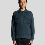 Lyle & Scott - Mens Interlock Jersey Overshirt - Carbon X898 - Wildvine Clothing, Spalding, Lincolnshire