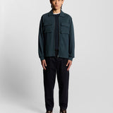 Lyle & Scott - Mens Interlock Jersey Overshirt - Carbon X898 - Wildvine Clothing, Spalding, Lincolnshire