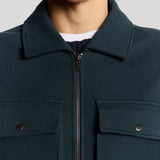 Lyle & Scott - Mens Interlock Jersey Overshirt - Carbon X898 - Wildvine Clothing, Spalding, Lincolnshire