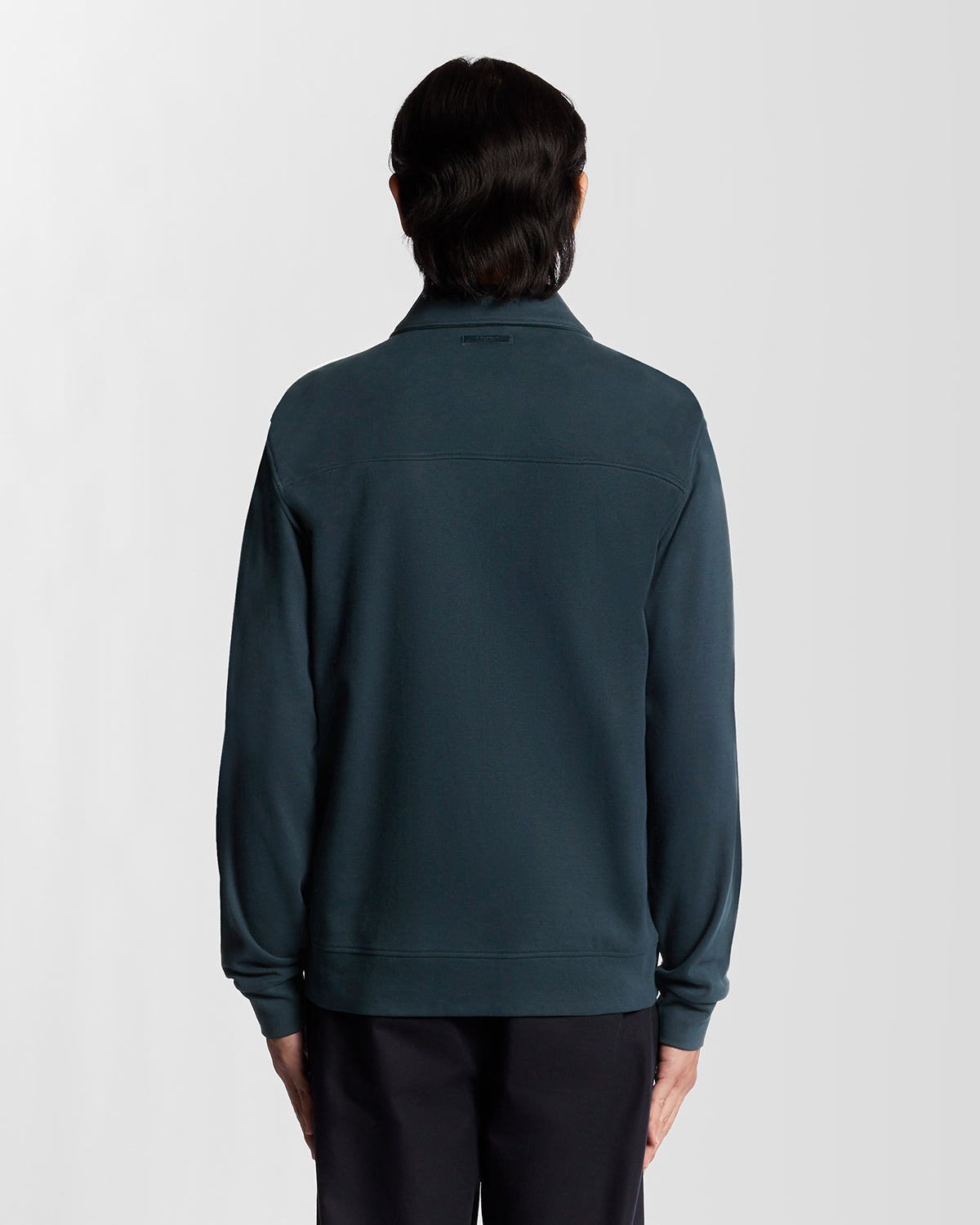 Lyle & Scott - Mens Interlock Jersey Overshirt - Carbon X898 - Wildvine Clothing, Spalding, Lincolnshire