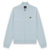 Lyle & Scott - Mens Piped Full Zip Track Top - Opal Blue - ML2507V W596 - Wildvine Clothing, Spalding, Lincolnshire