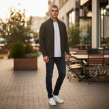 Jackdaw - Mens Noah Full Zip Fleece Lined Jumper - Green - Wildvine Clothing, Spalding, Lincolnshire