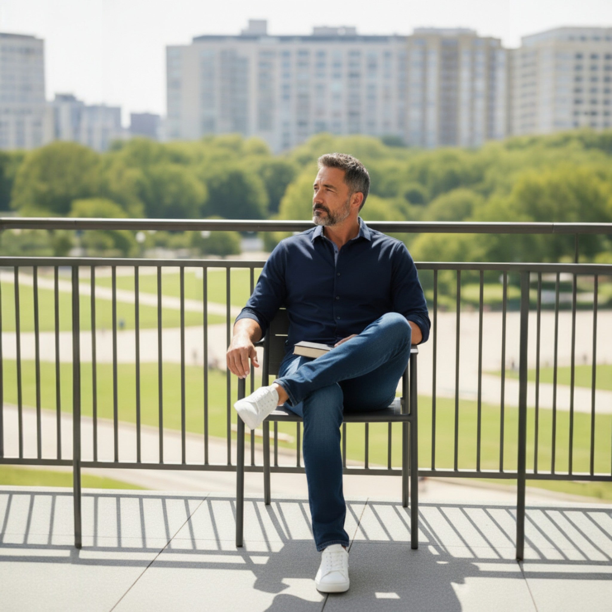 OLYMP - Mens Shirt - Luxor Modern Fit 26 - Navy - Wildvine Clothing, Spalding, Lincolnshire