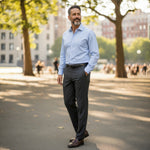 Prestige - Mens - San Vito Formal Trousers - Charcoal Grey - 470483-08 - Wildvine Clothing, Spalding, Lincolnshire