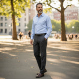 Prestige - Mens - San Vito Formal Trousers - Charcoal Grey - 470483-08 - Wildvine Clothing, Spalding, Lincolnshire