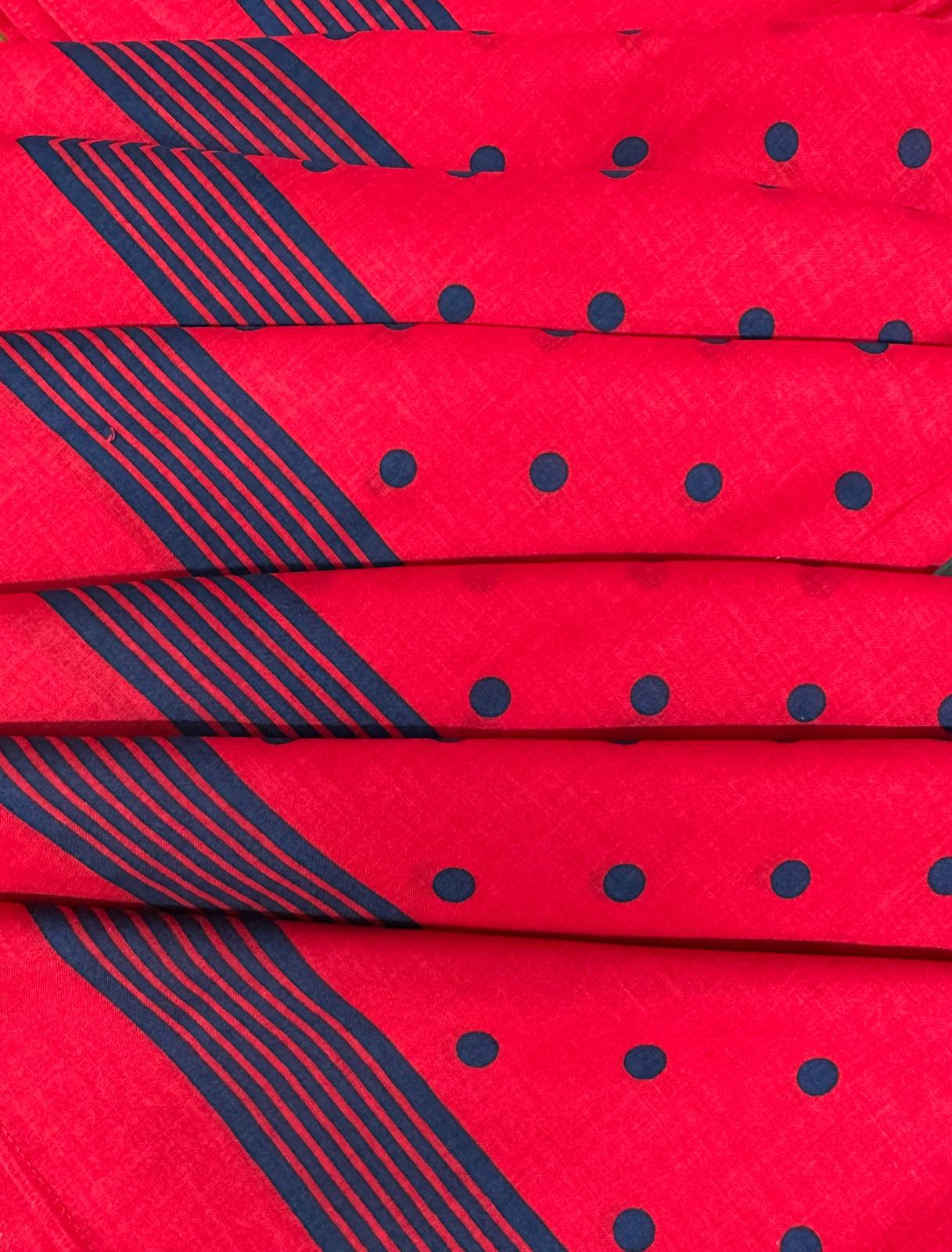 Le Chateau - Mens - Luxury Handkerciefs - Bandanas x1 Red - Wildvine Clothing, Spalding, Lincolnshire