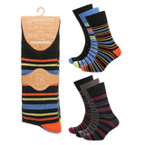 Mens Bamboo Socks - Non Elastic - (3 pairs) - Wildvine Clothing, Spalding, Lincolnshire
