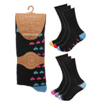 Ladies Non-Elasic Bamboo Socks - (3 pairs) - Wildvine Clothing, Spalding, Lincolnshire