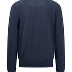 Fynch-Hatton - Mens Knitwear - O-Neck - Navy - Wildvine Clothing, Spalding, Lincolnshire